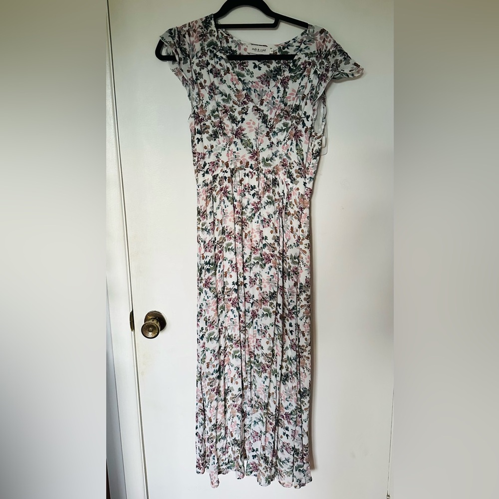 Indie and Cold Floral Maxi Dress